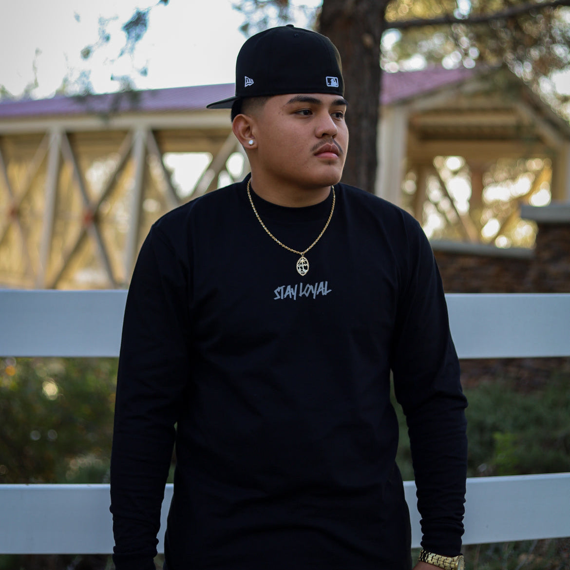 BLK SL STACK LONG SLEEVE TEE