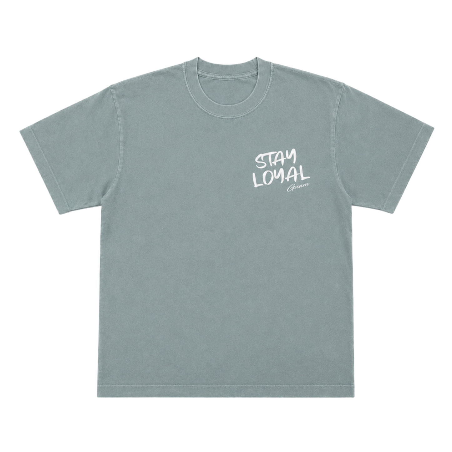 SL DUSTY BLUE HEAVYWEIGHT TEE