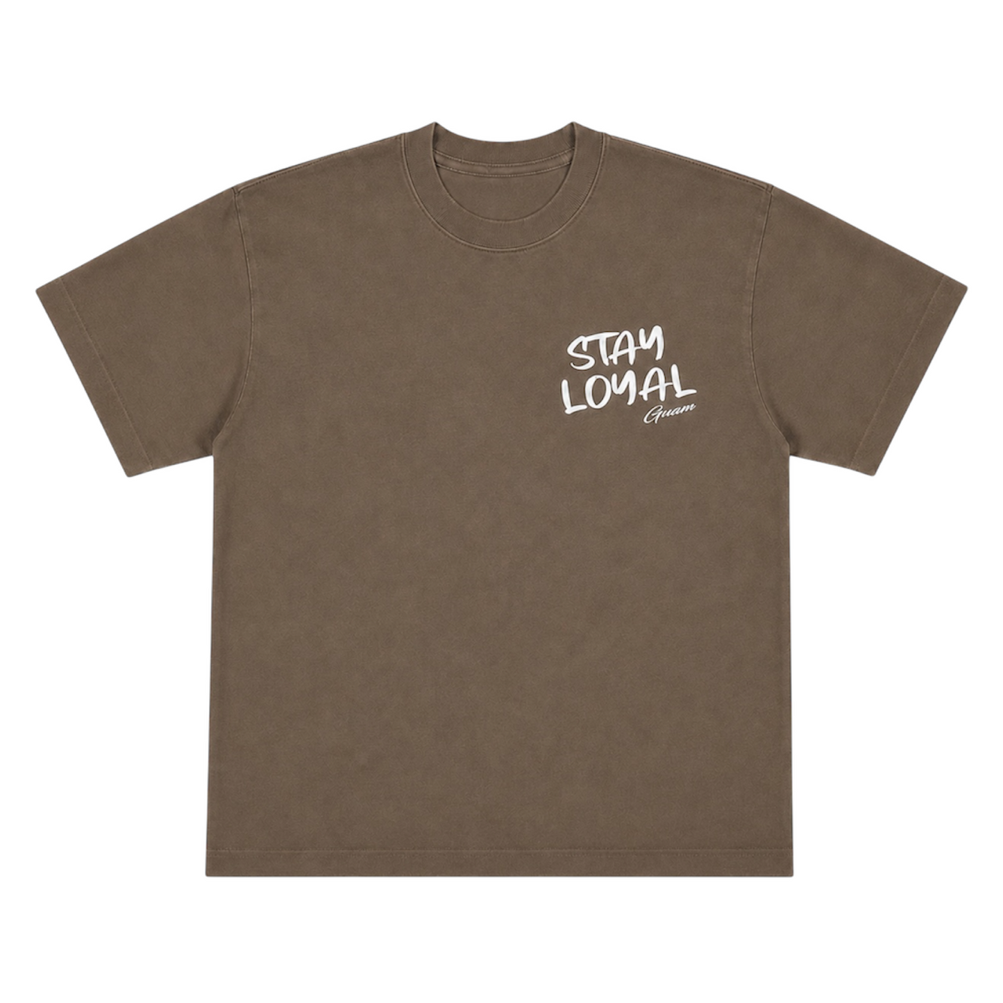 SL LATTE BROWN HEAVYWEIGHT TEE