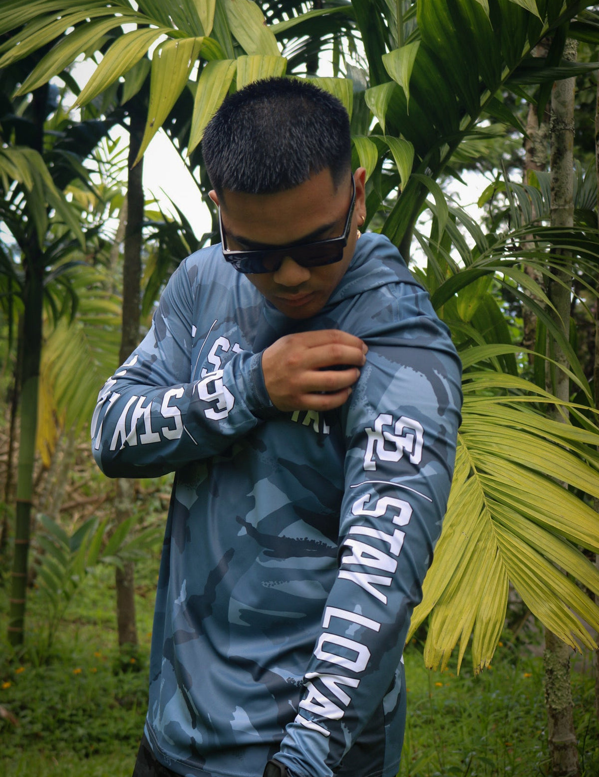 SL BLUE CAMO DRIFIT HOODIE