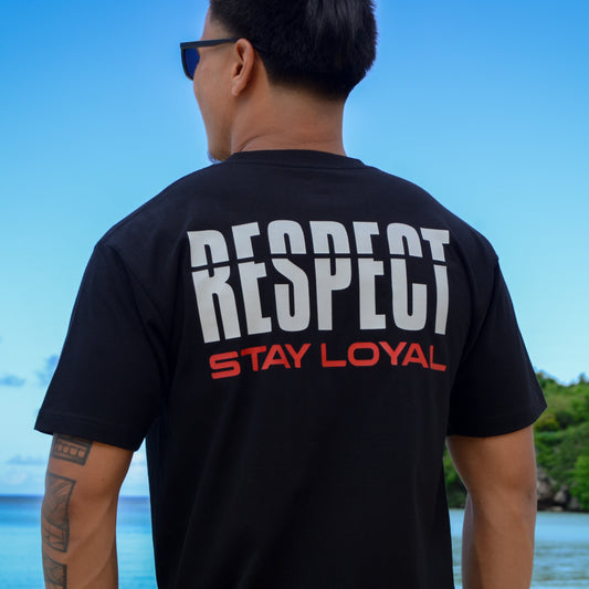 SL RESPECT BLACK TEE