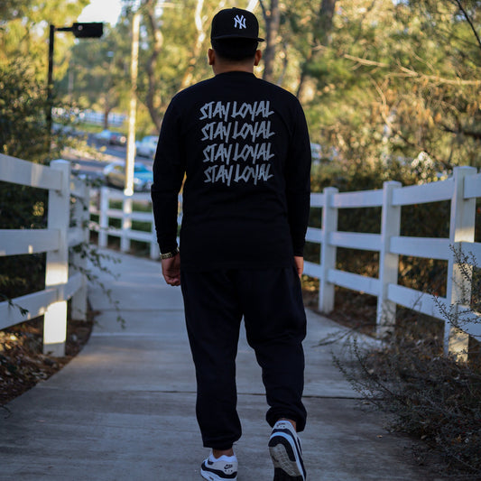 BLK SL STACK LONG SLEEVE TEE