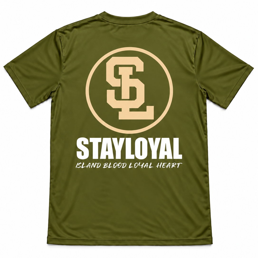 SL OLIVE GREEN DRI FIT