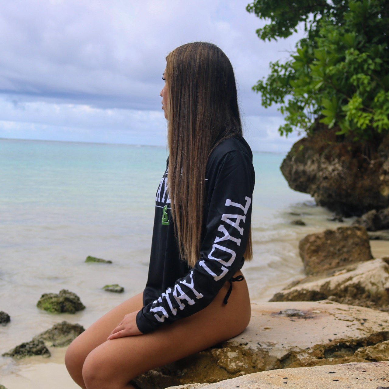 STAY LOYAL DRI FIT HOODIE (BLACK)